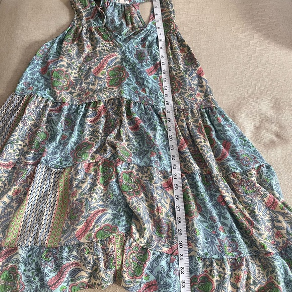 Bohemian Paisley Halter Mini Dress - Picture 5 of 6